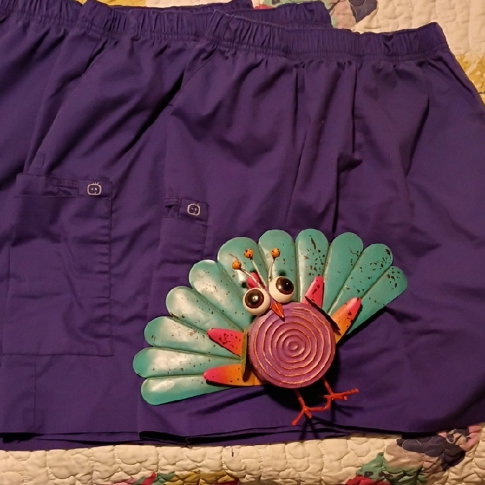 WonderWink Purple Scrub Skirts